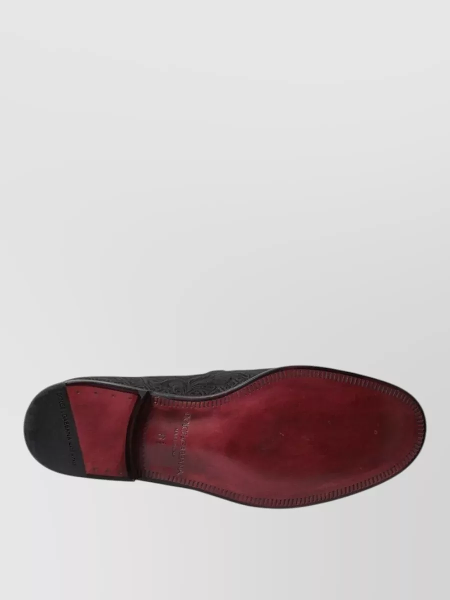 Dolce&Gabbana Paisley Brocade Loafers