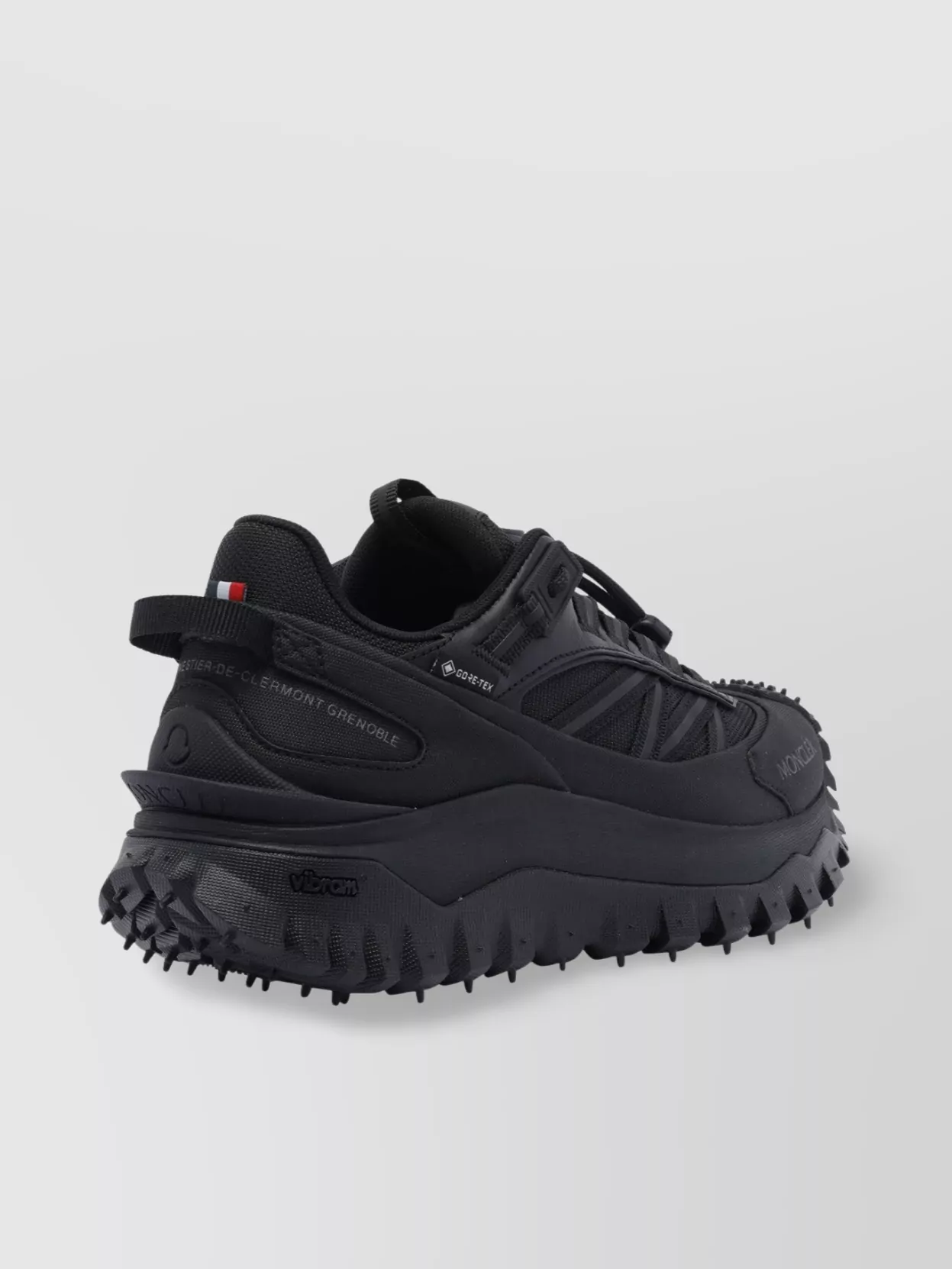 Moncler Low Top Leather And Suede Sneakers