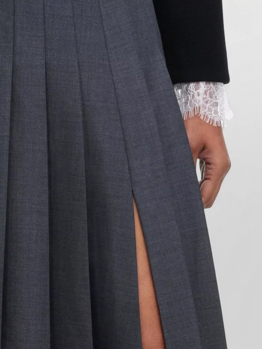 Self-Portrait Pleated Maxi Skirt