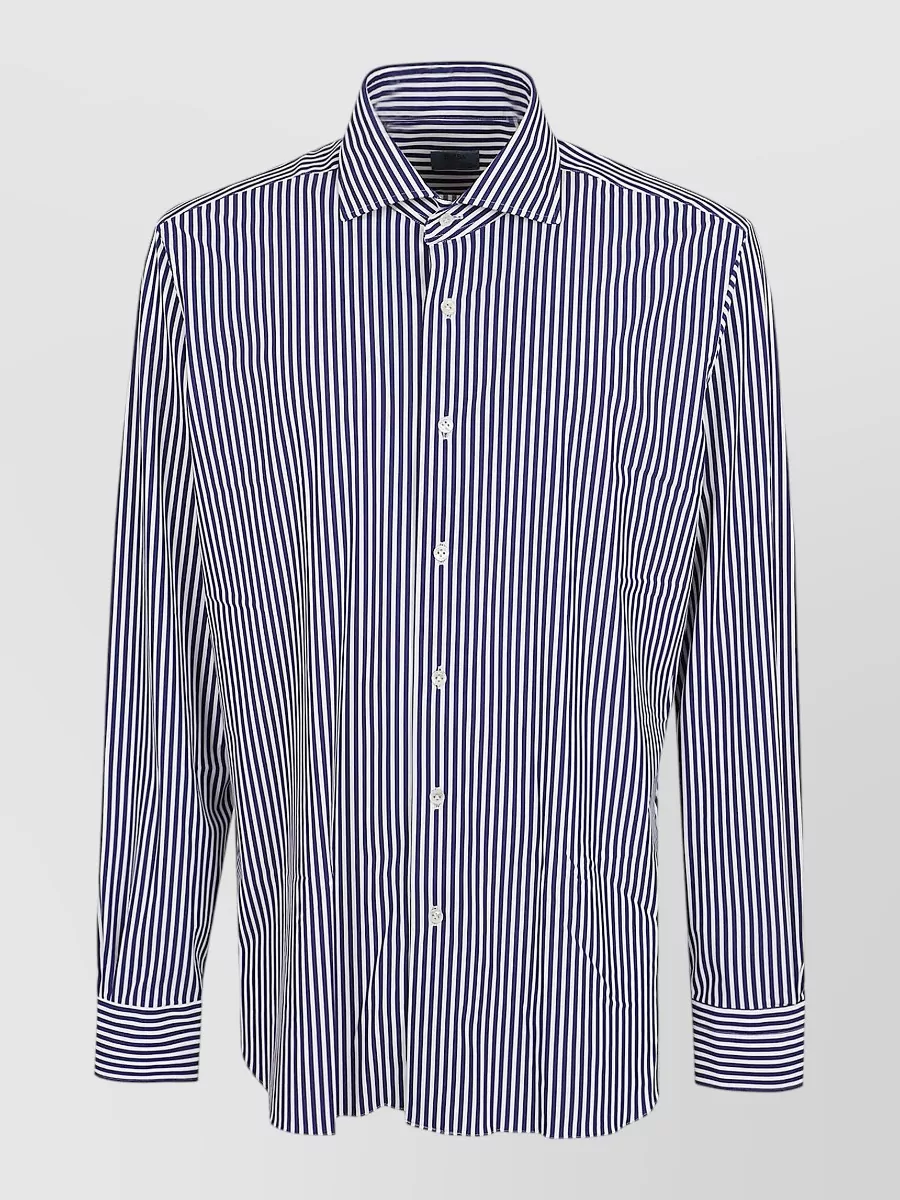 Barba Napoli striped regular-fit shirt