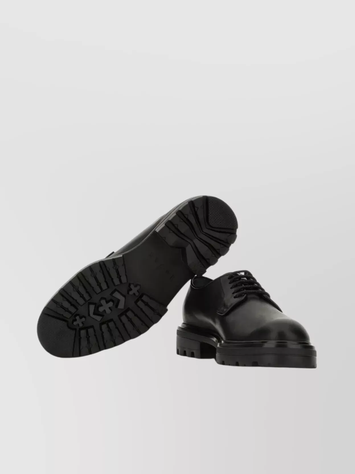 Hogan Chunky Sole Round Toe Derby Shoes