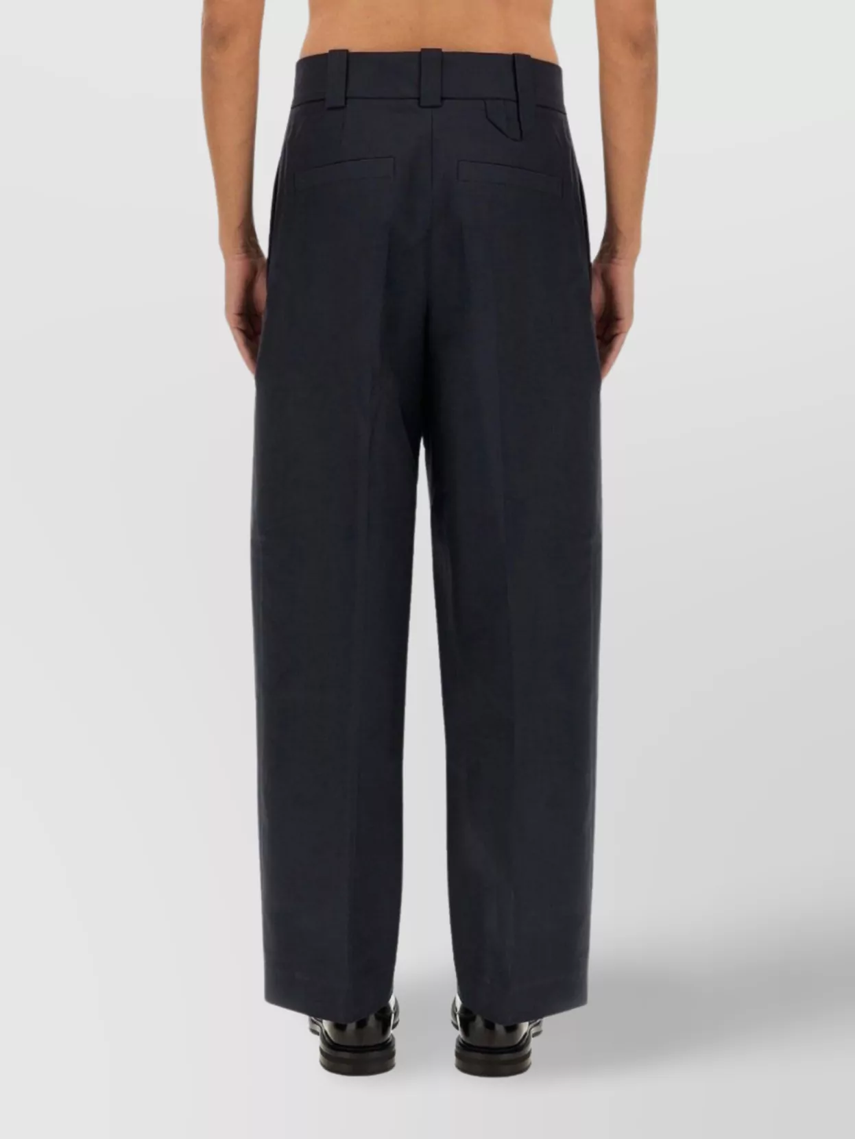 Jacquemus "Martius" Wide Leg Trousers With Front Pleats