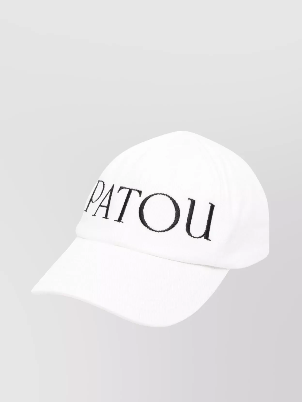 Shop Patou Curved Peak Embroidered Logo Hat