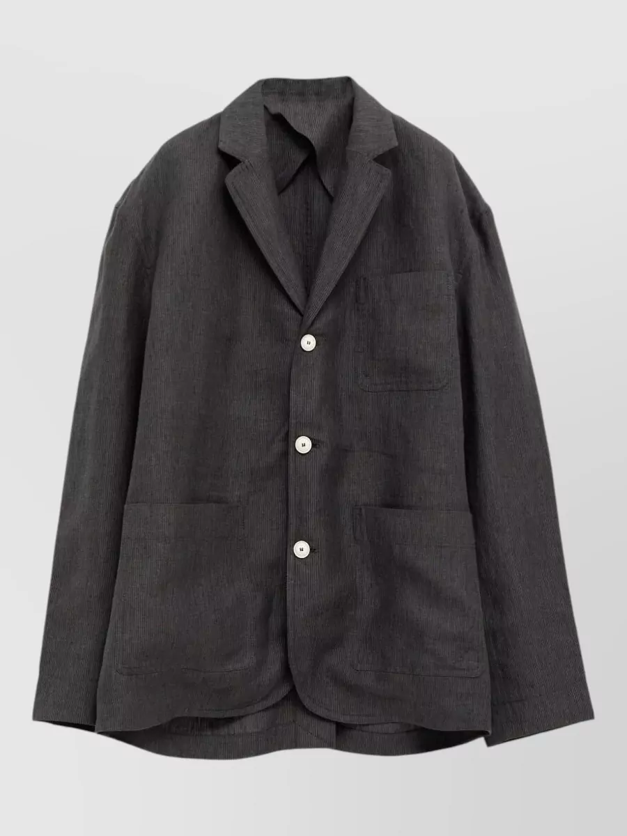 Jacquemus Linen single breasted blazer