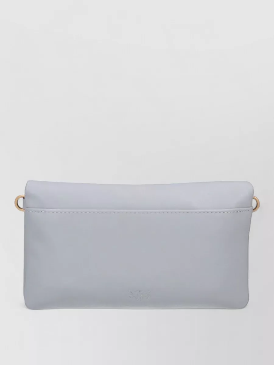 Pinko Love Bon Bon Leather Clutch Bag
