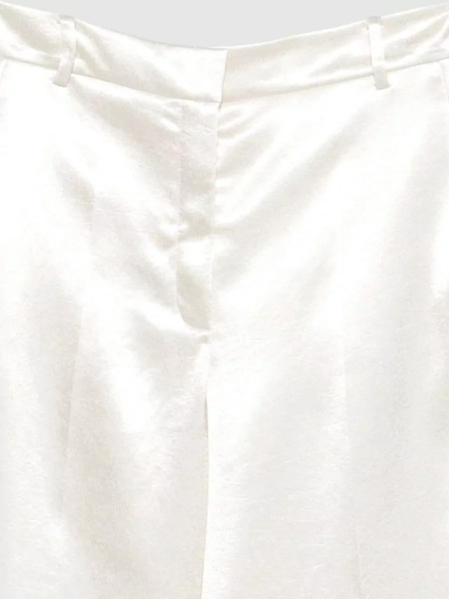 Alysi Shiny Wide-Leg Trousers