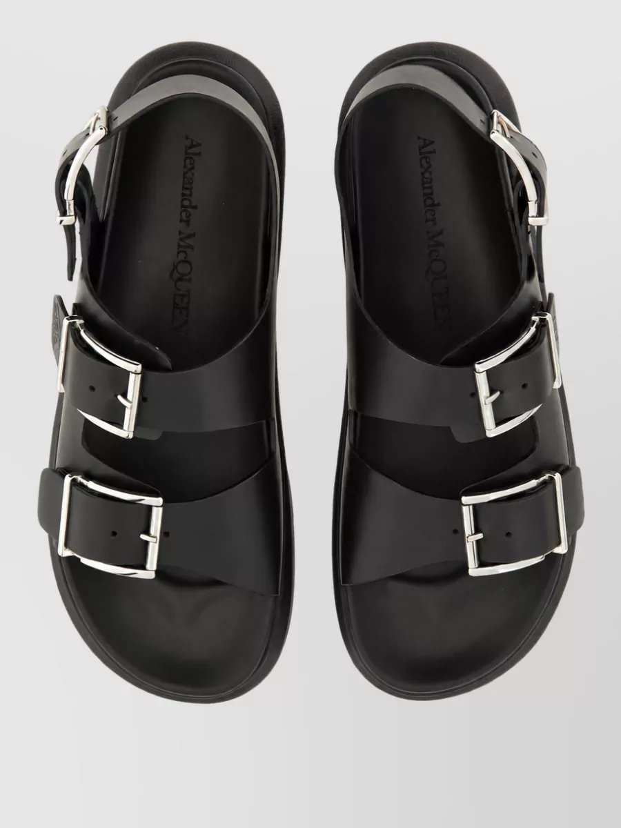 Alexander Mcqueen Leather Slides