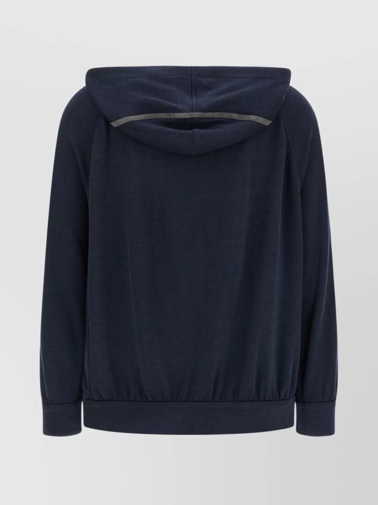 Brunello Cucinelli Hooded sweatshirt with side stripe detail
