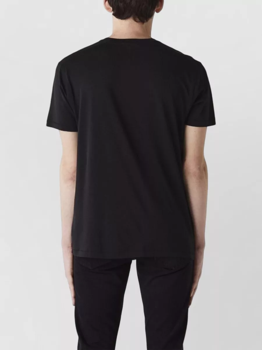 Tom Ford Crew Neck T-Shirt With Straight Hem And Short Sleeves