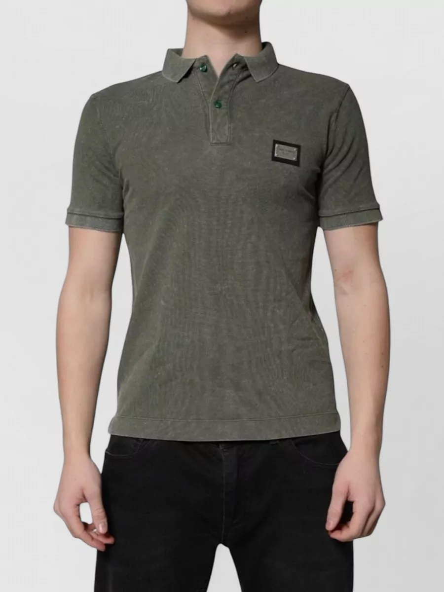 Dolce&Gabbana Cotton relaxed-fit short-sleeve polo shirt