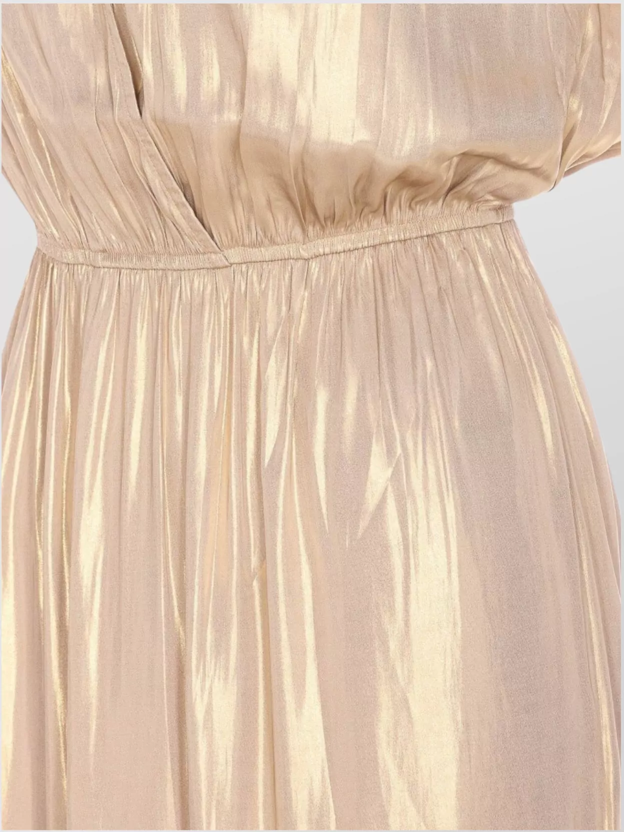 Zadig & Voltaire Dress With Metallic Finish And Split Detail