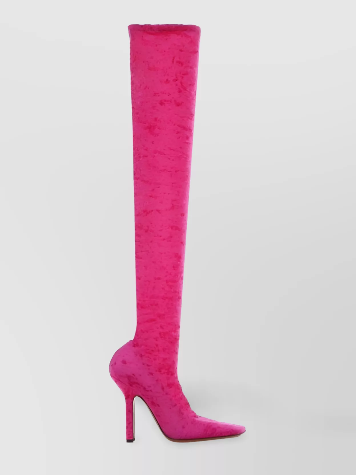 Shop Vetements Pointed Toe Stiletto Boots In Pink