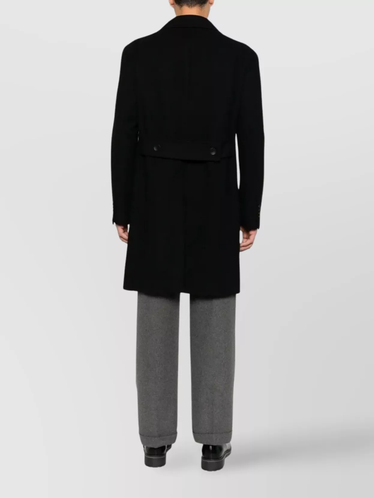 Tagliatore Men's Double-Breasted Long Coat