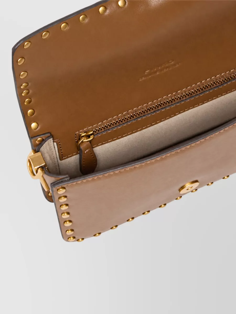 Pinko Love Bag One Leather Clutch Bag