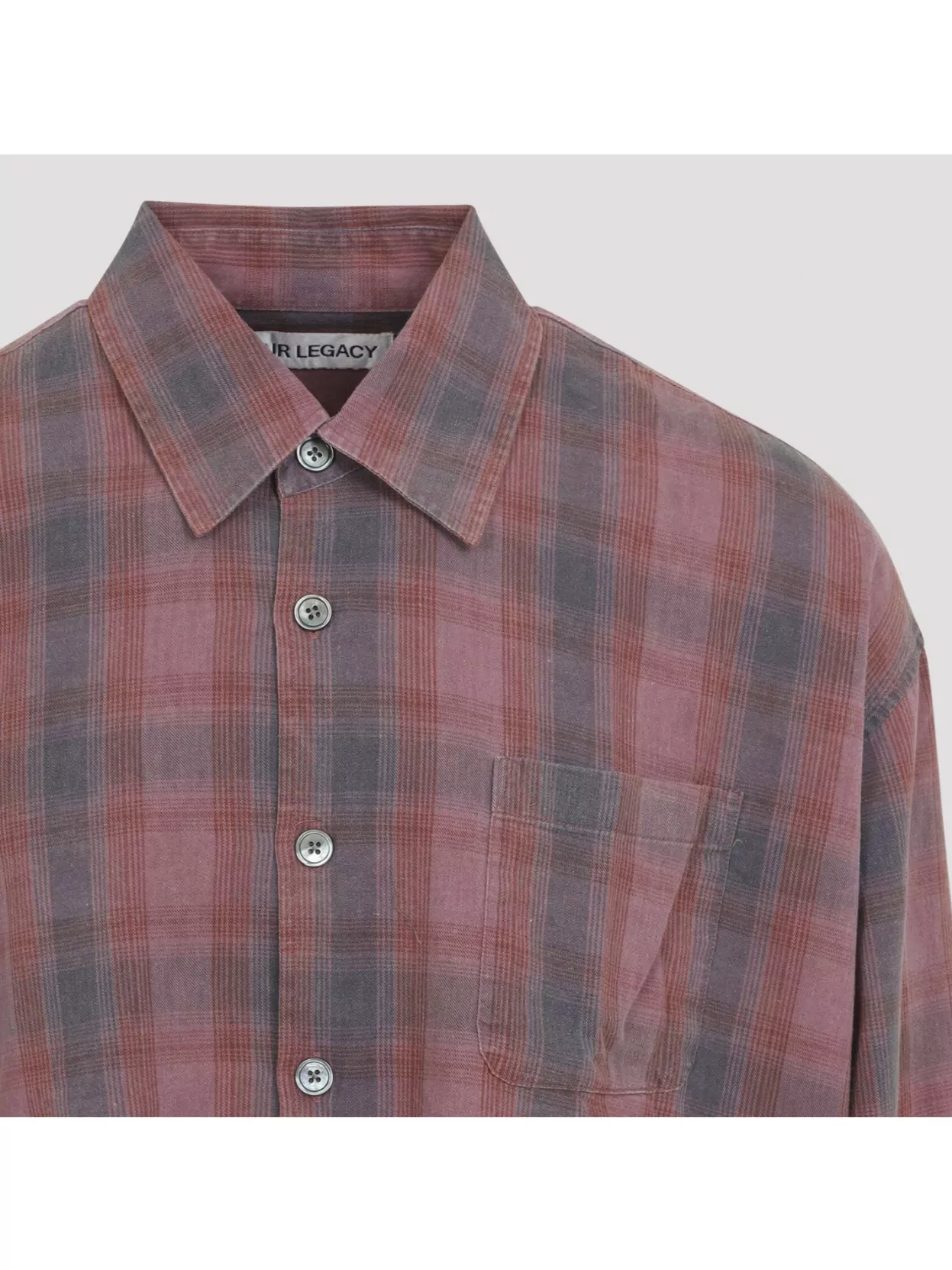 Our Legacy Long Sleeve Button-Down Shirt With Front Pocket