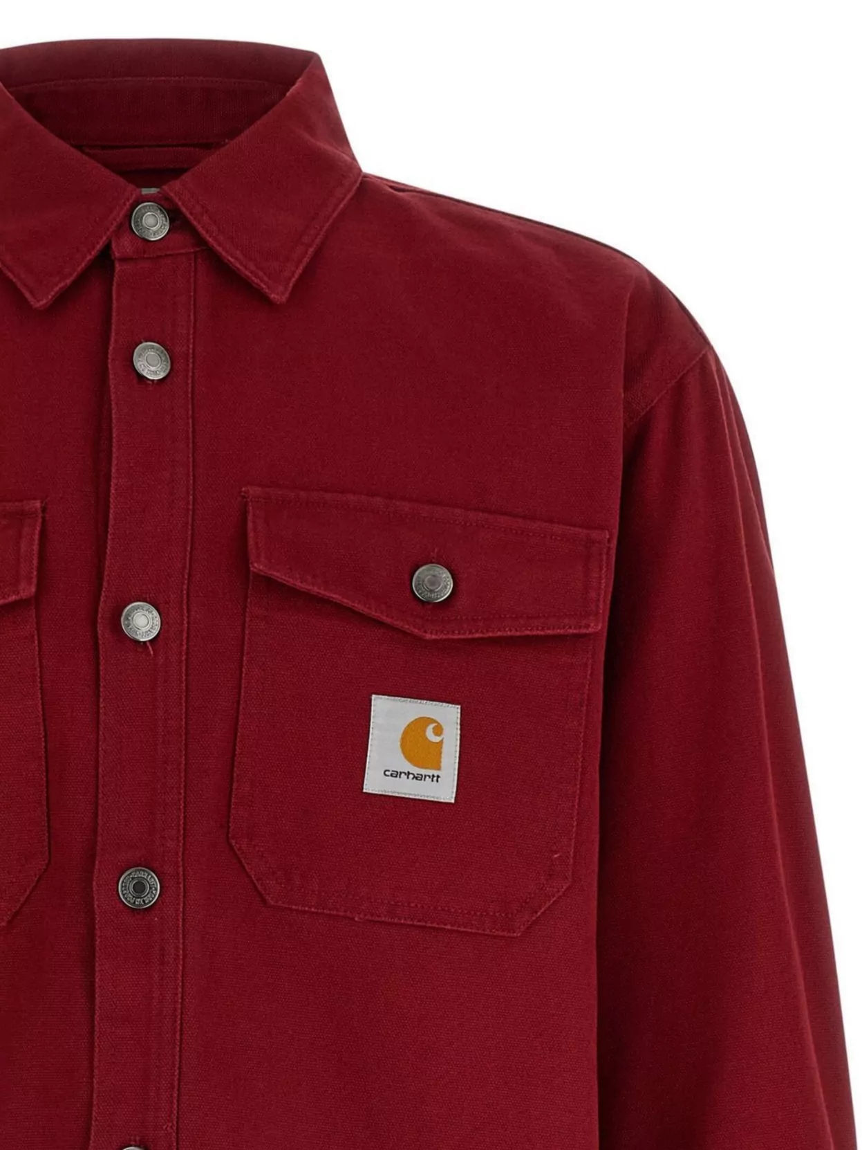 Carhartt Wip Overshirt With Buttoned Cuffs And Pockets