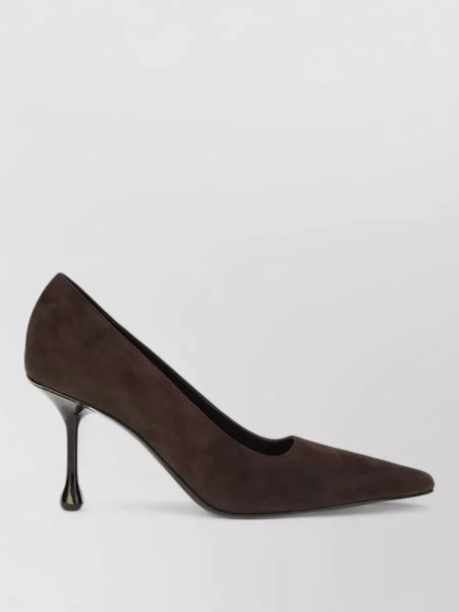 Jimmy Choo Leather Pointed-Toe Pumps