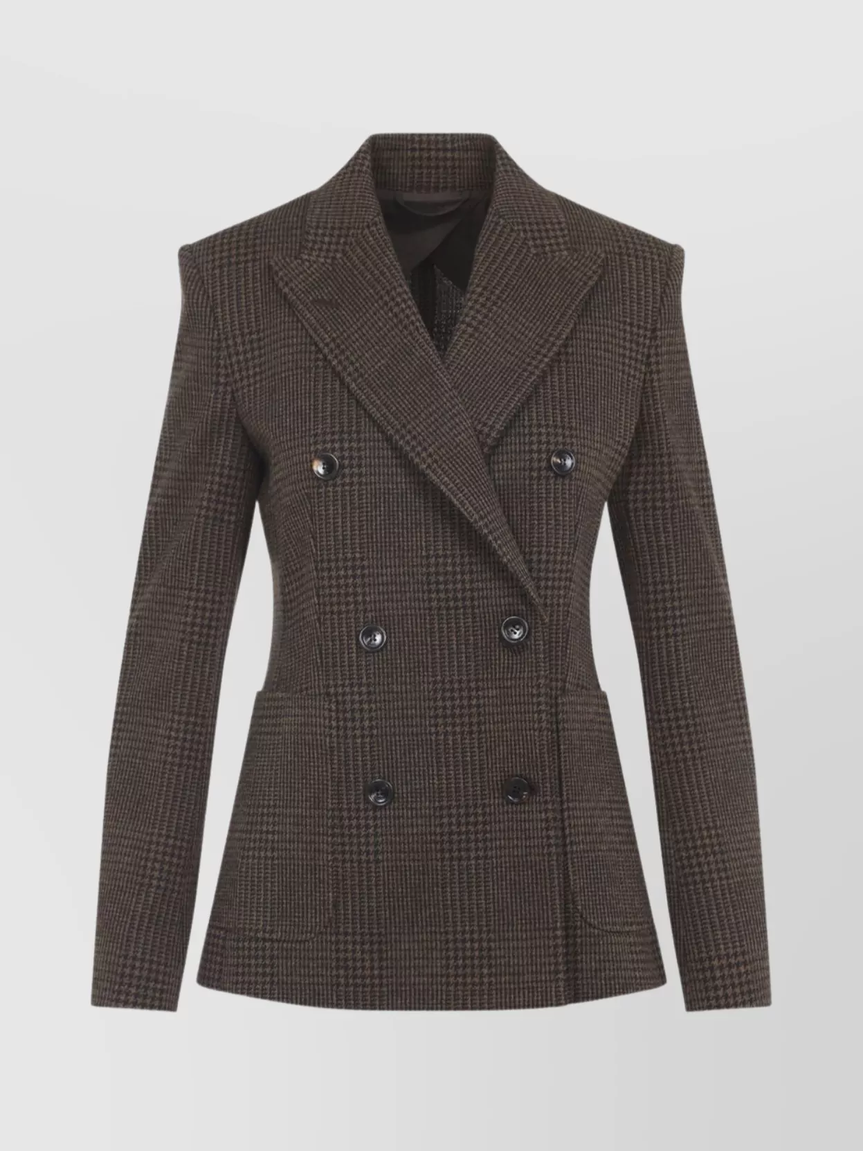 Max Mara Zulma Check Pattern Jacket