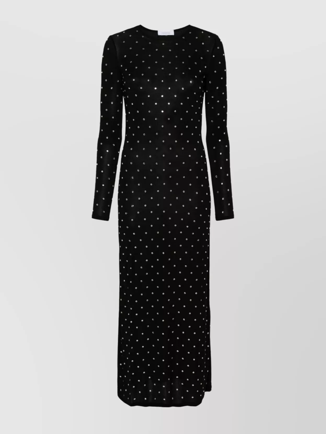 Paco Rabanne Embellished Second Skin Jersey Dress