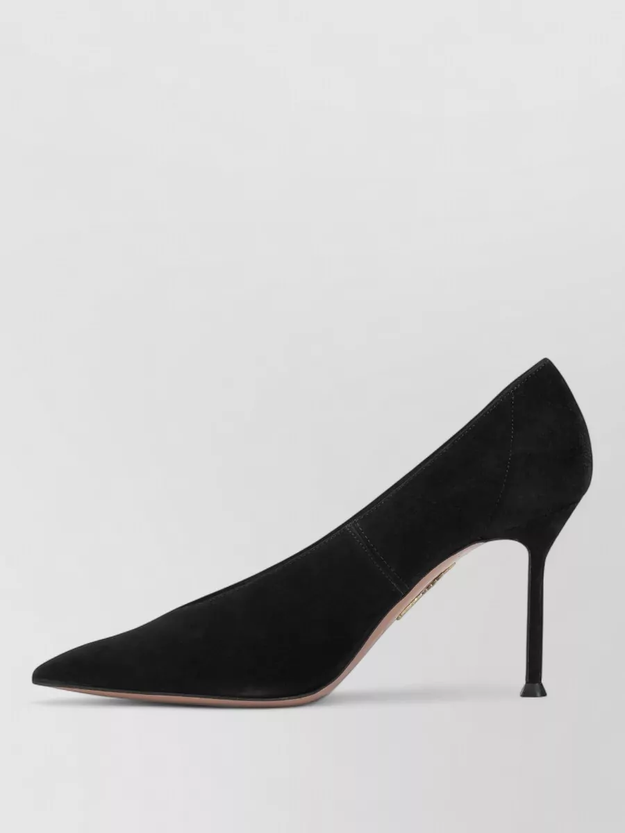 Aquazzura Suede Leather Voltaire 85Mm Pumps