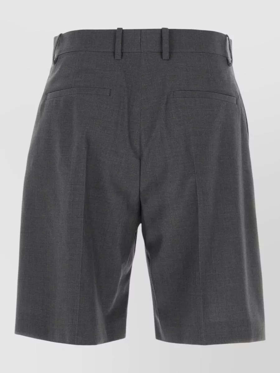 Jil Sander Wool Tailored Bermuda Shorts