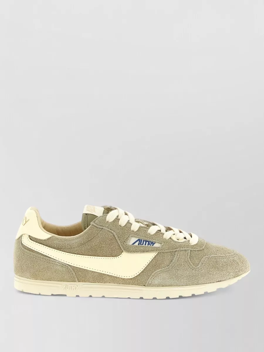 Autry Windspin Sneakers Rubber Sole Suede Texture