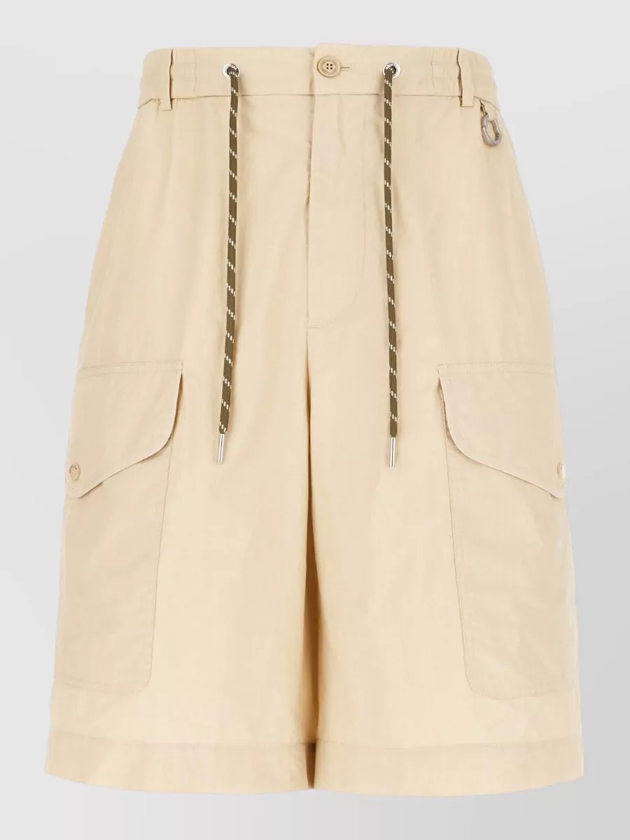 Moncler cotton cargo bermuda shorts
