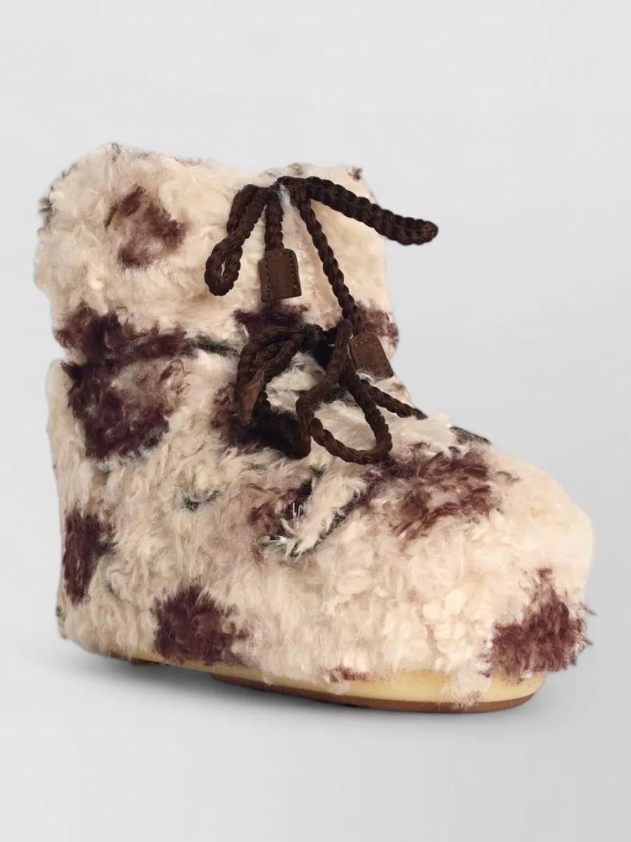Moon Boot faux fur low ankle snow boots