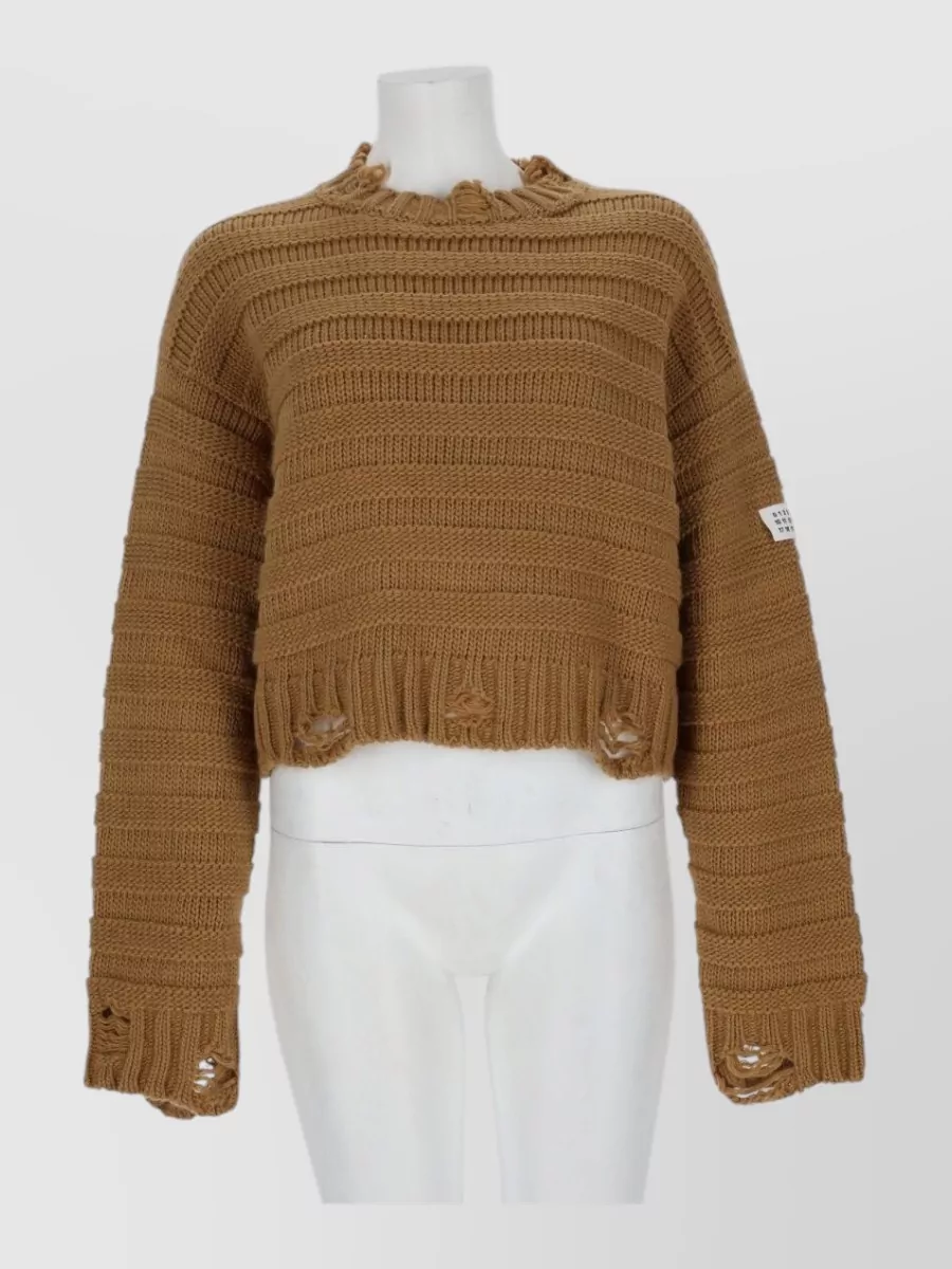 Mm6 Maison Margiela Wool Blend Sweatshirt