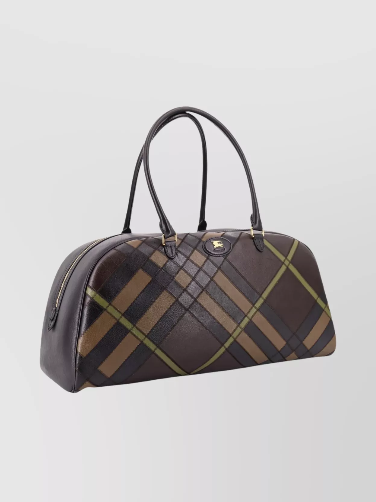 Burberry Extra Large Leather Bowling Bag