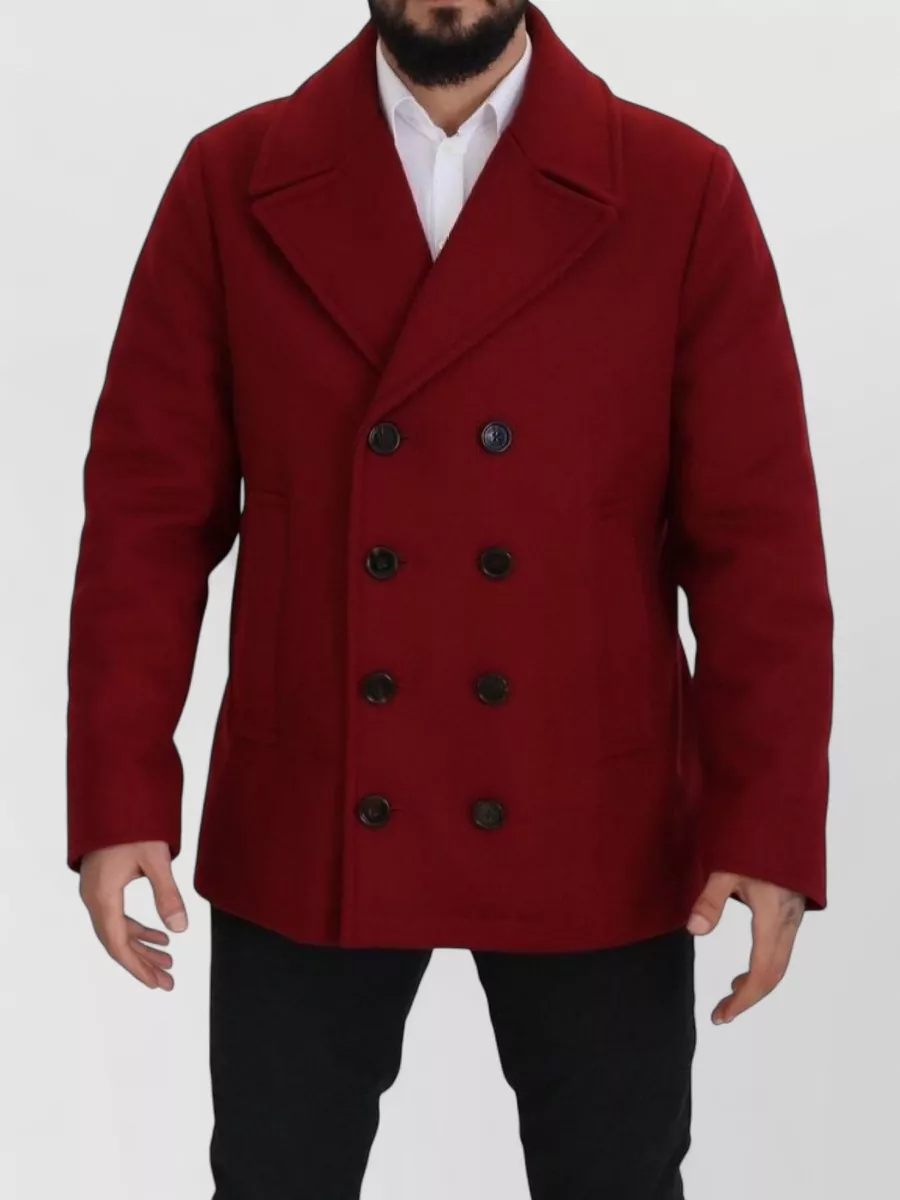 Dolce&Gabbana Cashmere wool double-breasted peacoat