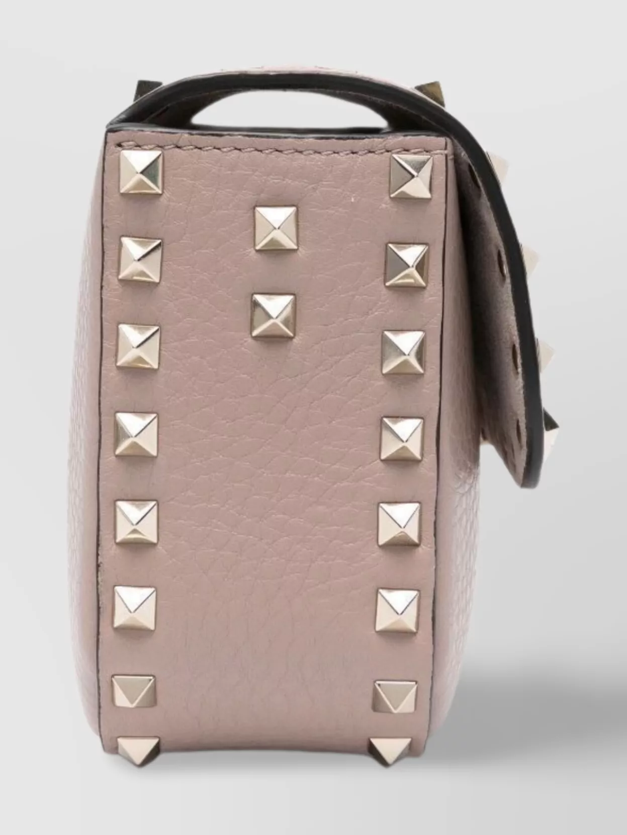 Valentino Garavani Crossbody Rockstud Bag Pebbled Texture