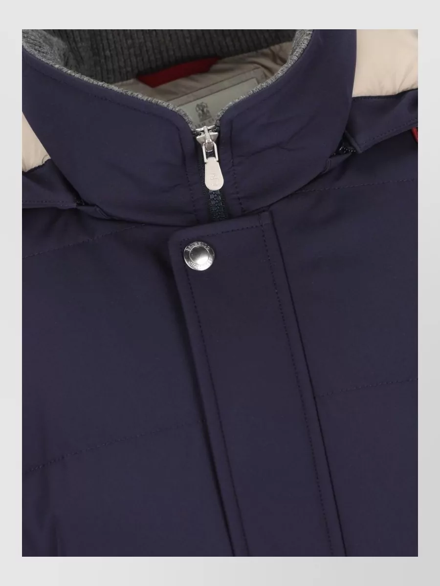 Brunello Cucinelli Quilted Hooded Padded Coat