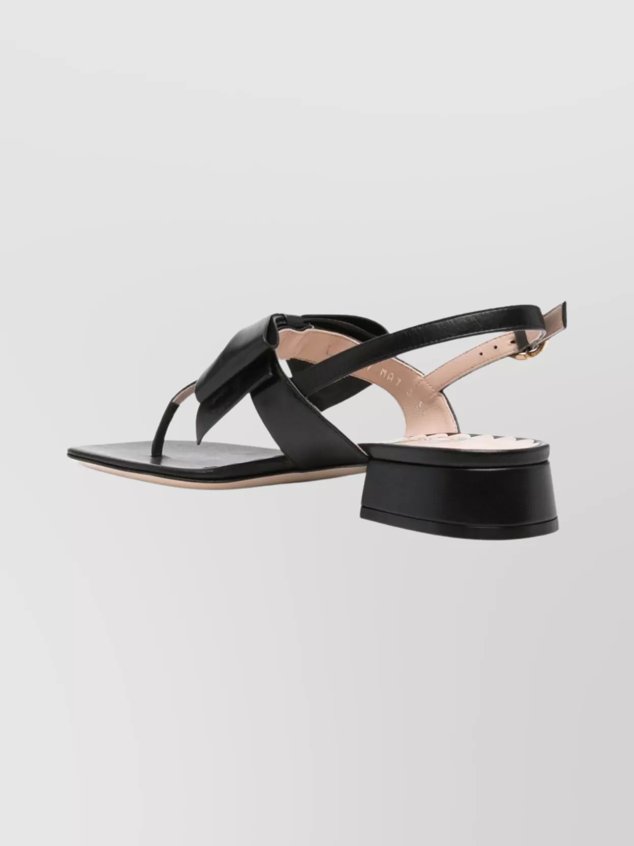 Valentino Garavani Bowow Leather Thong Sandals