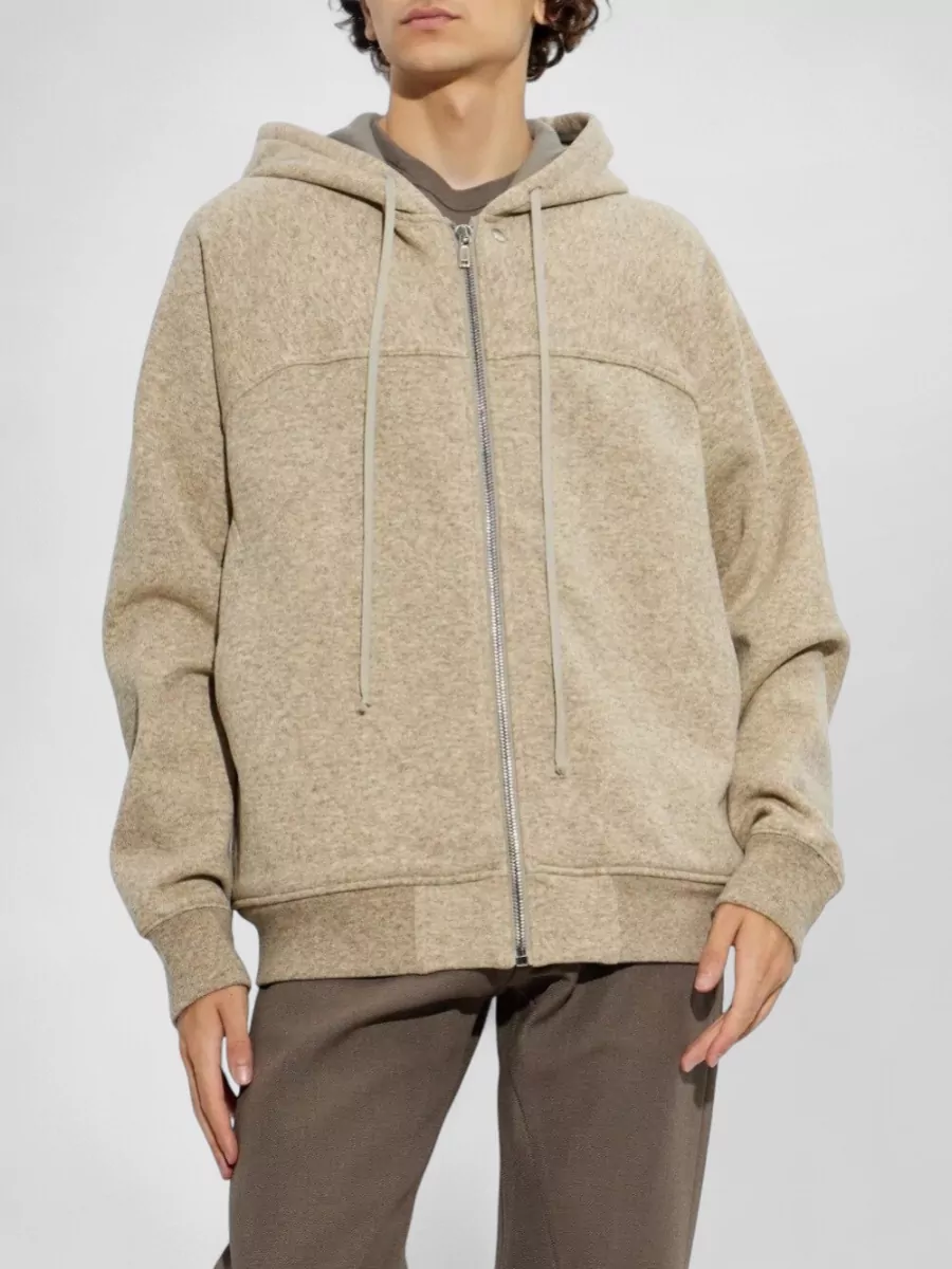 Rick Owens Cotton Zip Hoodie