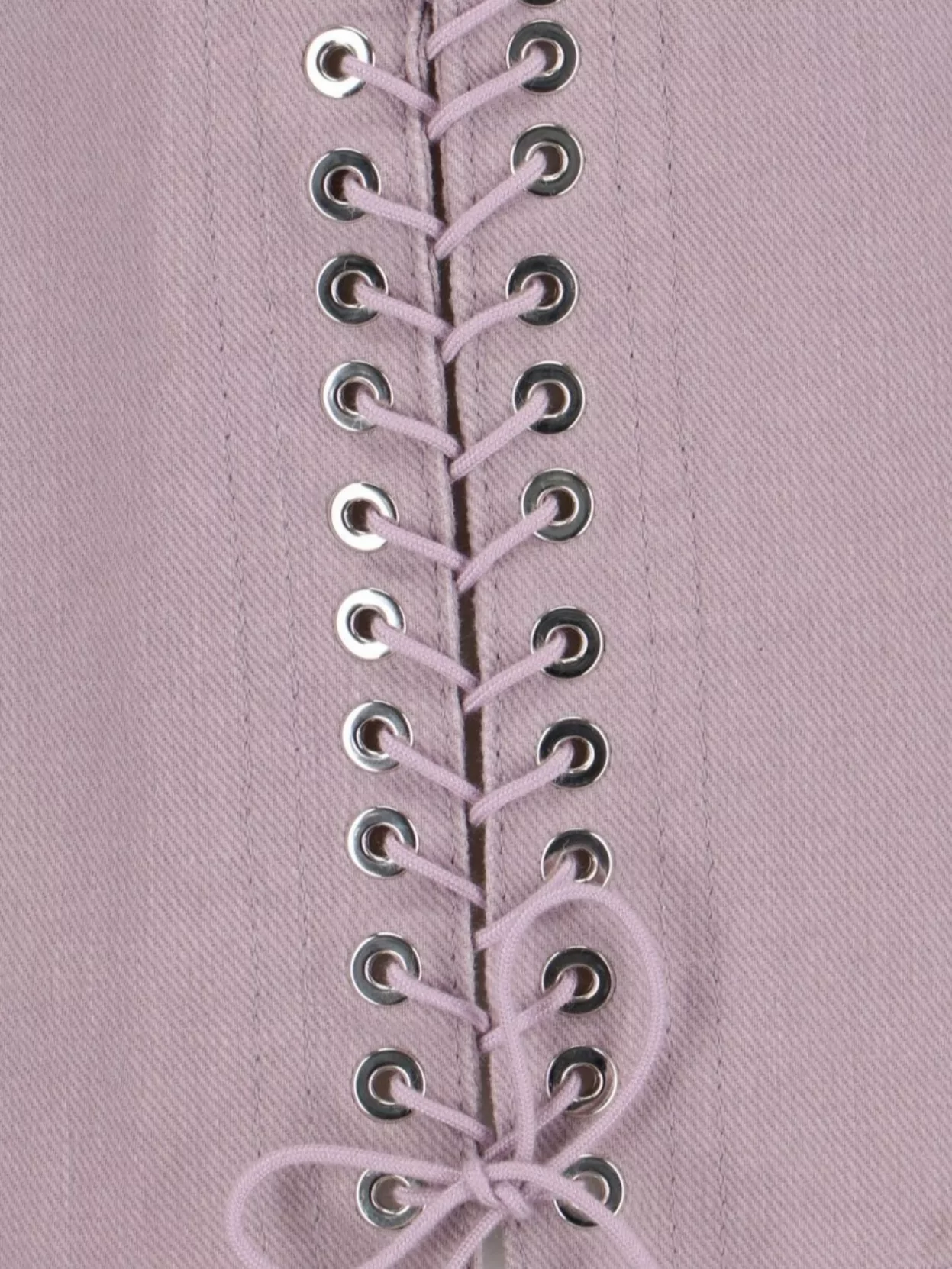 LUDOVIC DE SAINT SERNIN TAILORED STRAIGHT SHORTS EYELET DETAILING