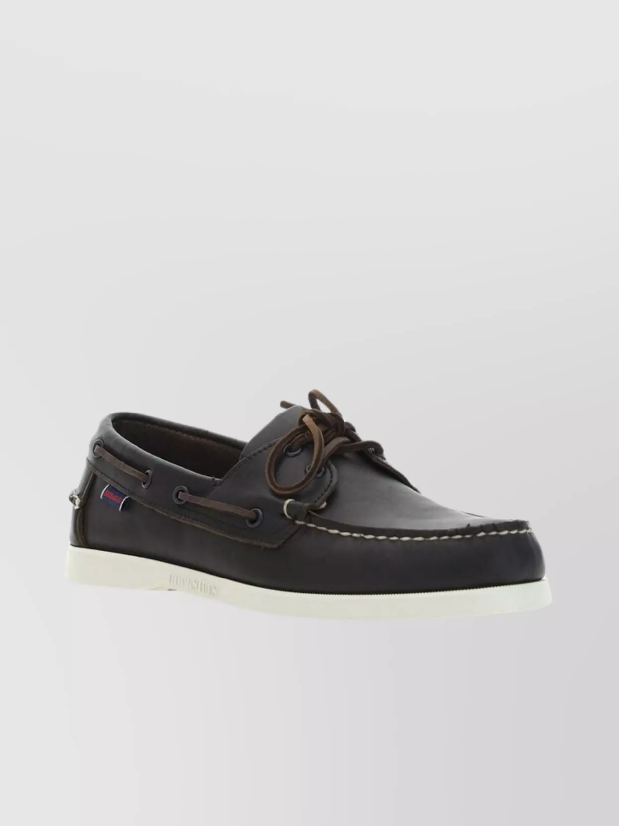 Shop Sebago Docksides With Contrast Sole And Stitch Detailing