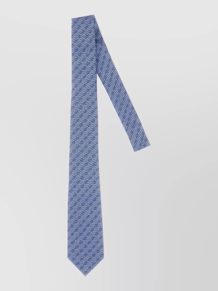 Gucci Silk Embroidered Tie