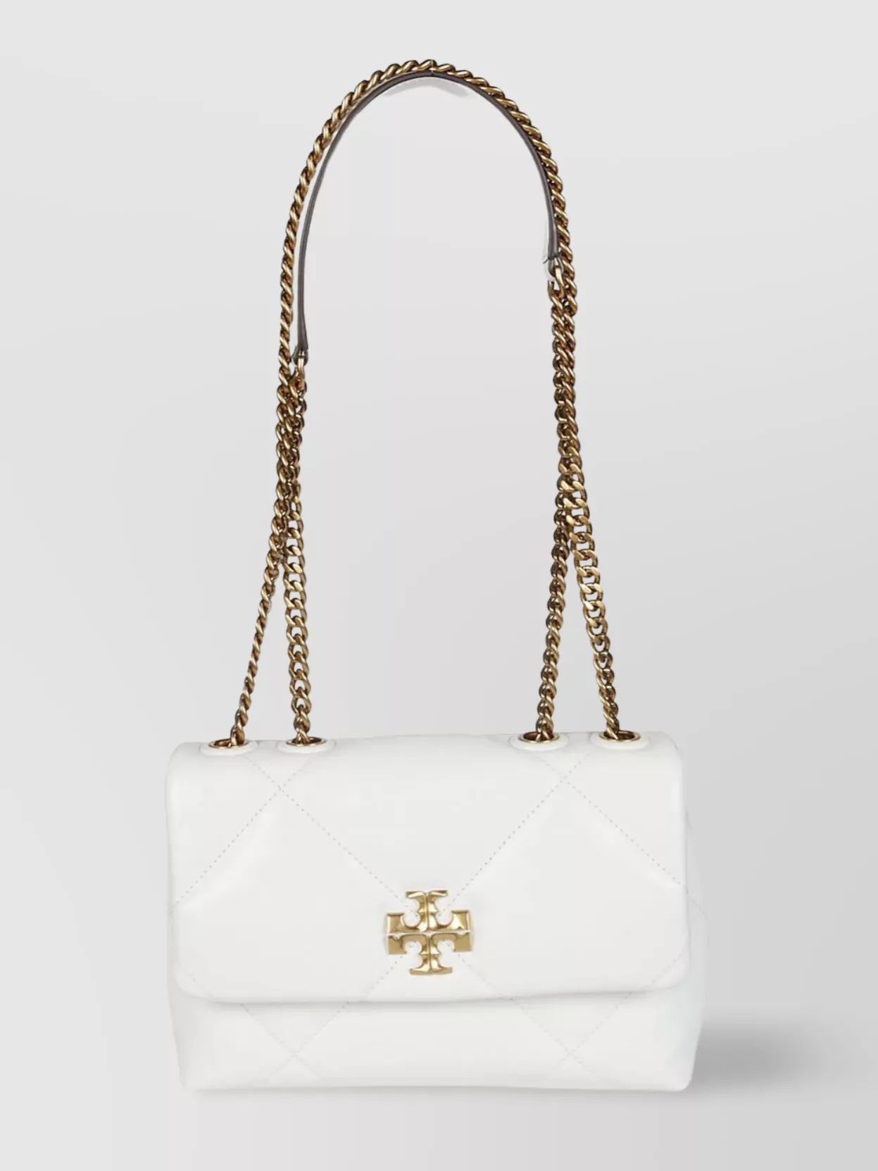 TORY BURCH SMALL QUILTED DIAMOND CHAIN SHOULDER BAG