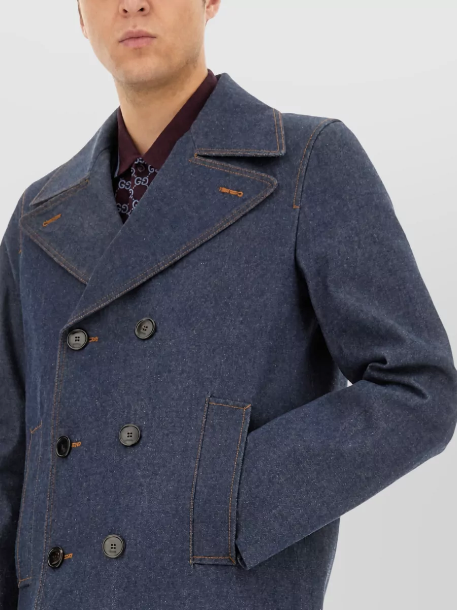 Gucci Denim Peacoat