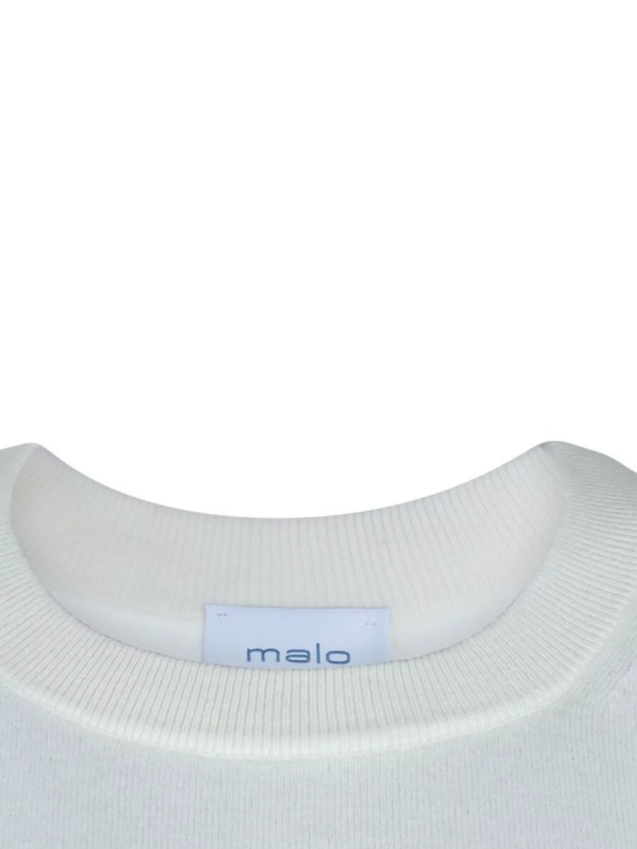 Malo Relaxed Fit Long Sleeve Knit Crew