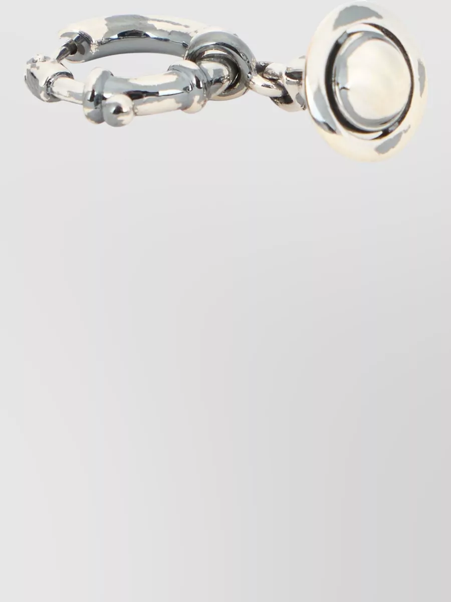 Vivienne Westwood Orb Pendant Hoop Clasp Drop Earrings