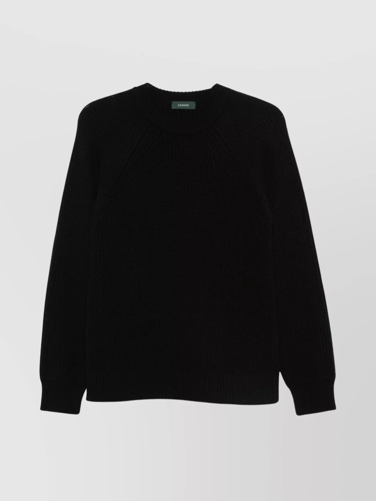Zanone Slim Fit Crewneck Ribbed Sweater