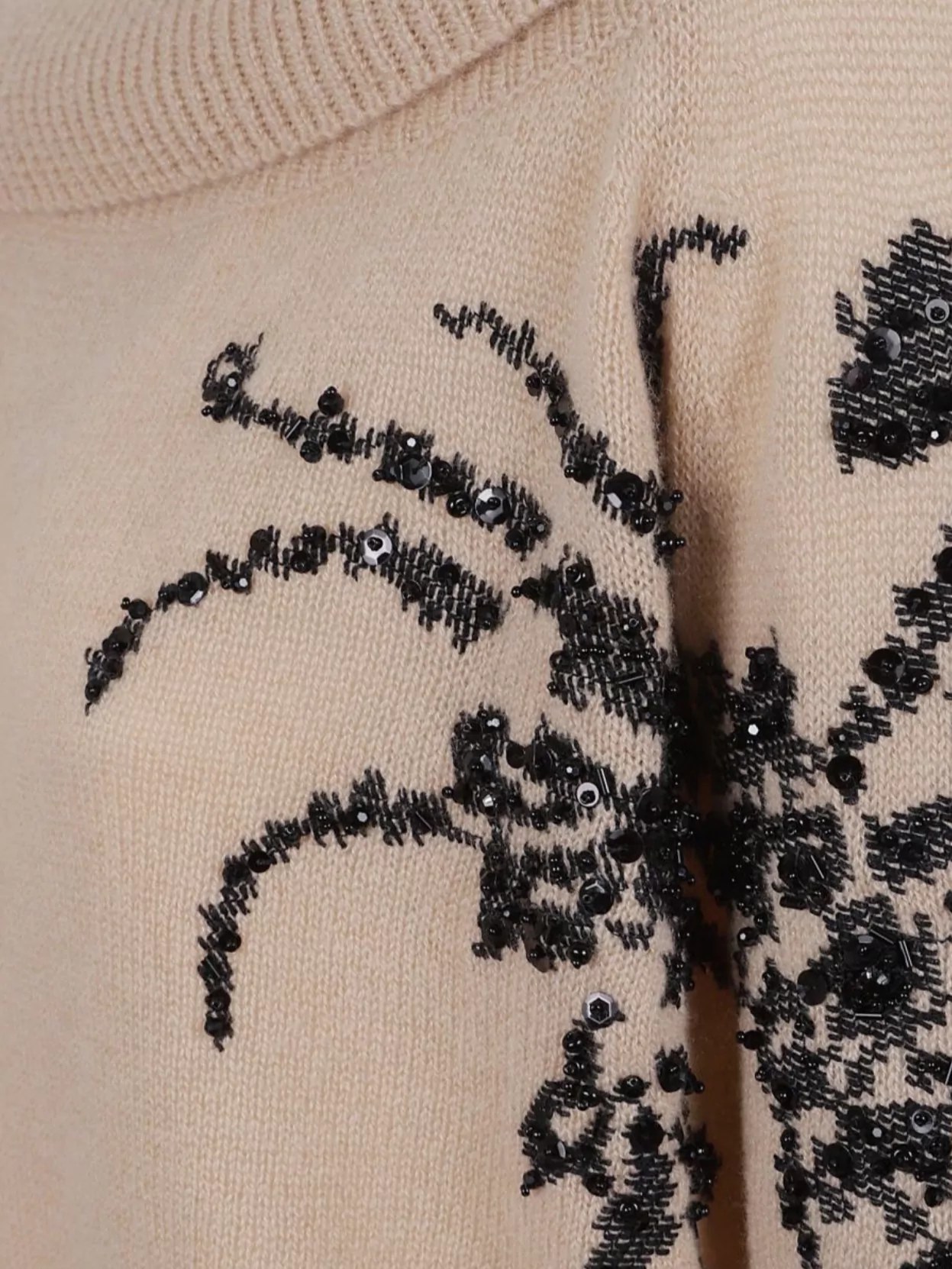 Ermanno Scervino Cashmere Sweater With Boat Neck Design