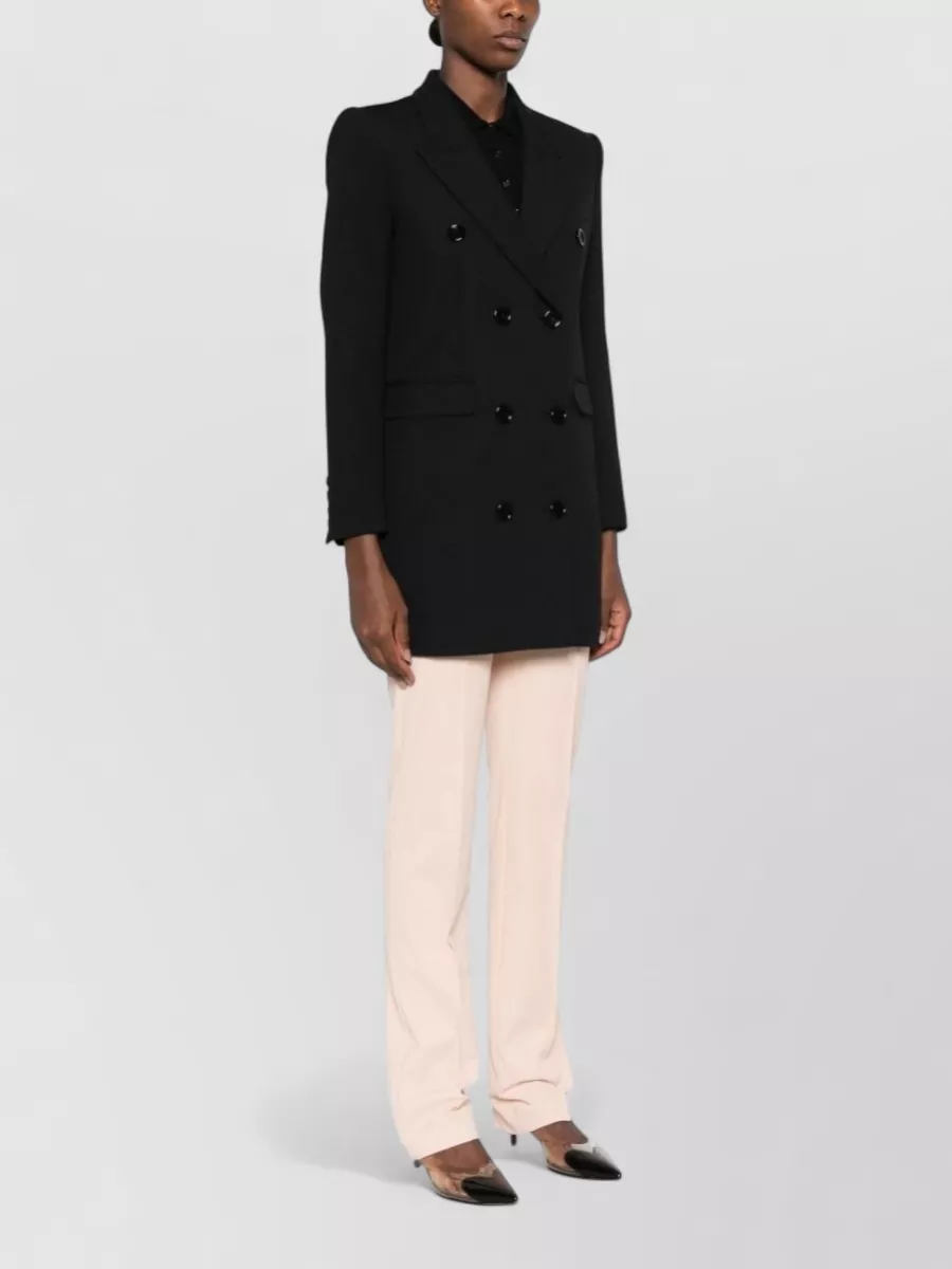 Elisabetta Franchi Double-Breasted Blazer Coat