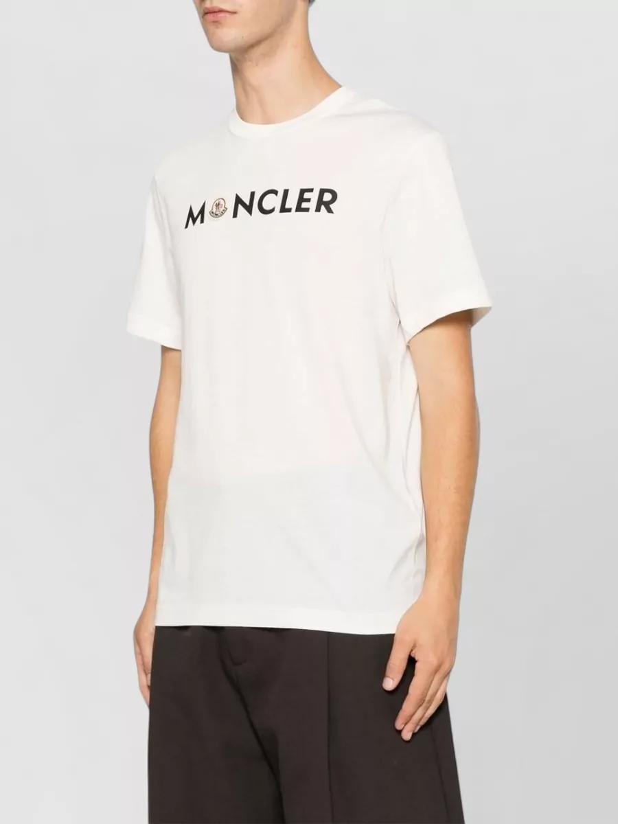 Moncler Cotton Logo Print T-Shirt