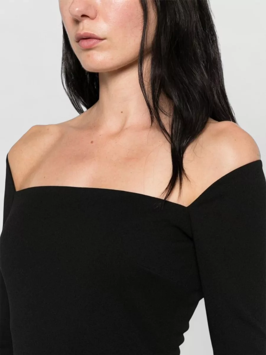 Solace London Square Neck Long Sleeve Maxi Dress