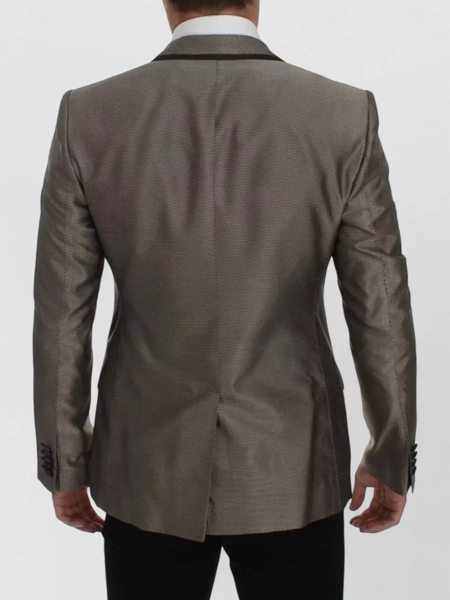 Dolce&Gabbana Silk Slim-Fit Two-Button Blazer
