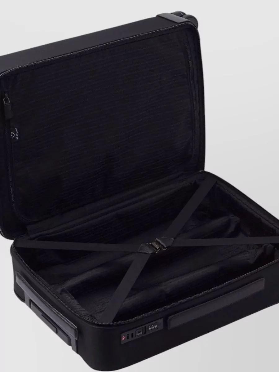 Prada Leather Trolley Suitcase