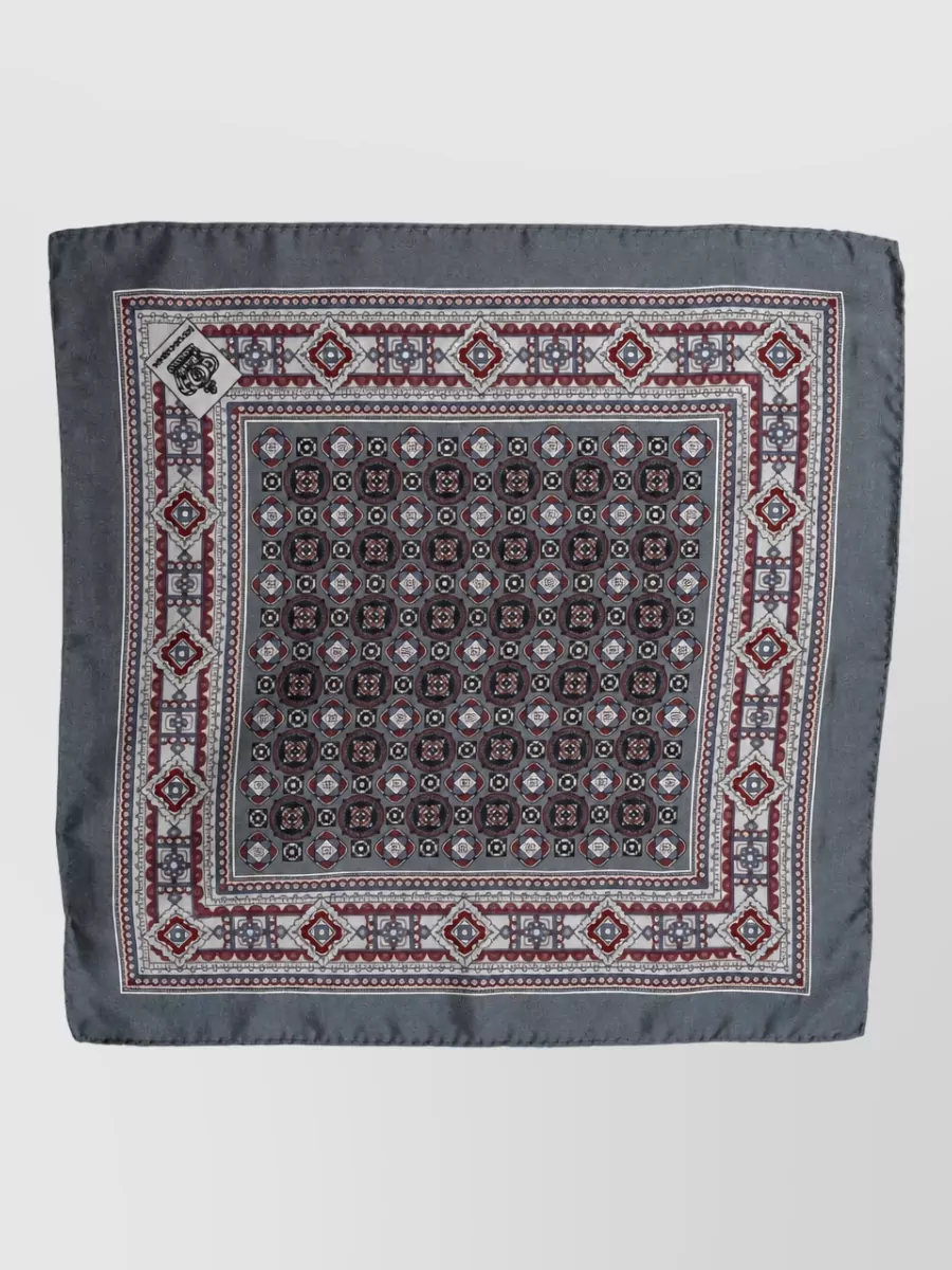 Dolce&Gabbana silk geometric pocket square